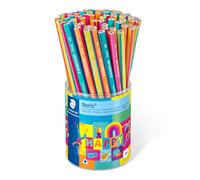 Staedtler - Noris 118 - Gobelet 72 Crayons Graphite Triangulaire Hb - Edition Happy - 118 Kp72 Ha