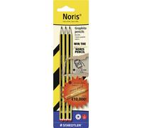 Staedtler Noris® 120 120-2BK3DA Set de crayons à papier Dureté: 2B, B, HB, H, 2H 3 pc(s)