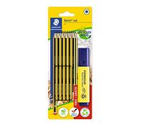 Staedtler Noris 120 - Blister 12 Crayons Graphite Hb + 1 Surligneur Offert