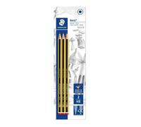 Staedtler Crayons graphite Noris 120 HB – Lot de 3