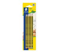 Staedtler Crayons graphite Noris 120 – Bois recyclé, duretés 2B–2H – Lot de 5
