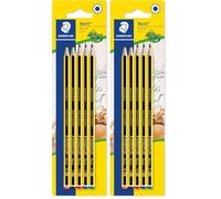 Staedtler Noris 120, Crayons à papier en bois de haute qualité, Étui blister de 5 crayons assortis 2B/B/HB/H/2H, 120-S BK5D (Lot de 2)