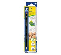 Staedtler Noris 120, Crayons graphites extrêmement résistants, Étui carton avec 12 crayons HB 2 mm, Pour écriture, dessin et croquis, 120-2 VE