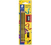 Staedtler Crayons à papier Noris 120 SBK3P2 – Dureté 2B, B, HB, H, 2H – 5 pièces