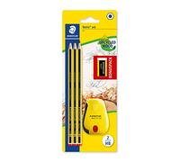 Staedtler Crayons à papier Noris 120 SBK3P2 – Dureté 2B, B, HB, H, 2H – 5 pièces
