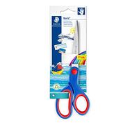 Staedtler Ciseaux Noris 965 pour droitier - Lame 21 cm, bouts pointus - Bleu
