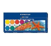 STAEDTLER Noris Club 888 - Peinture - aquarelle - couleurs assorties (pack de 12) Blanc G