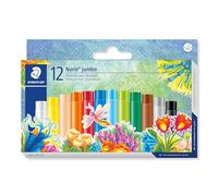 Staedtler – Craies pastels à l'huile Noris Club – Jumbo – Pack de 12 – Assortis
