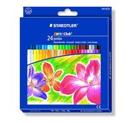 Staedtler - Noris Club - Pack de 24 Craies pastels à l'huile jumbo - Assortis