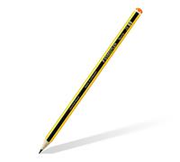Staedtler Noris Crayon de papier mine 2B corps hexagonal jaune et noir - Boîte de 12