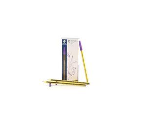 Staedtler Noris M Stick 434 06 - Stylo À Bille - Violet - Lot De 10 Pcs