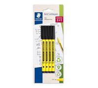 Staedtler - Noris writing pen 307 - Blister 4 feutres - Pointe 0,6 mm - Bleu - En plastique 97% recyclé - 307-3 BK4