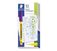 Staedtler - Noris writing pen 307 - Lot de 10 feutres pointe 0,6 mm - Violet - En plastique 97% recyclé - 307-6