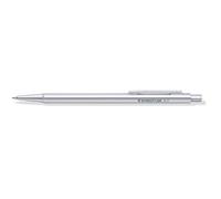 Staedtler Organizer Pen, Porte-Mine Argent De Haute Qualité En Aluminium, Recharge Grande Capacité, Mine Fine Hb Marsmicro De .7 Mm, Avec Embout Gomme, 9Pop4817