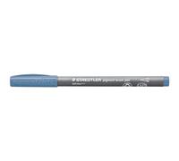 Staedtler - PIGMENT ART - Brush 371 - Feutre - Pointe pinceau - Couleur bleu de Delft - Lot de 10-371-63