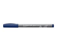 Staedtler - PIGMENT ART - Brush 371 - Feutre - Pointe pinceau - Couleur bleu marine - Lot de 10-371-399