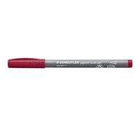 Staedtler - PIGMENT ART - Brush 371 - Feutre - Pointe pinceau - Couleur lie-de-vin - Lot de 10-371-269