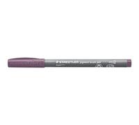 Staedtler - PIGMENT ART - Brush 371 - Feutre - Pointe pinceau - Couleur mauve - Lot de 10-371-260
