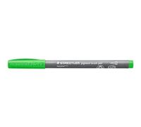 Staedtler - PIGMENT ART - Brush 371 - Feutre - Pointe pinceau - Couleur May green - Lot de 10-371-513