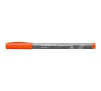Staedtler - PIGMENT ART - Brush 371 - Feutre - Pointe pinceau - Couleur rouge écarlate - Lot de 10-371-24