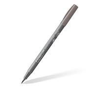 STAEDTLER - Pigment Art - Pigment soft brush 372 - Feutre pointe pinceau souple gris chaud medium - 372-84