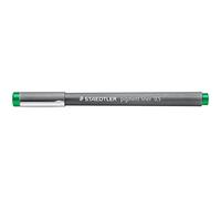 Staedtler Pigment Liner 308 - Feutre Pointe Calibrée 0.5 Mm Vert | Indélébile, résistant à l'eau, résistant à la lumière - Écriture et dessin - Réf. 308 05-5