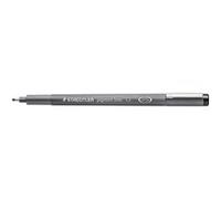 Staedtler Feutre Pigment Liner 308 - Pointe calibrée 1,2 mm - Noir - Boîte de 10