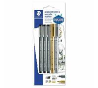 Staedtler Pigment Liner & Metallic Marker - Set créatif