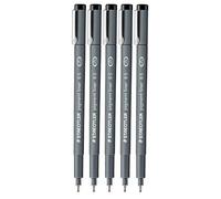 Lot De 5 Feutres Pigment Liner - Staedtler - Pointe 0.5mm - Noir
