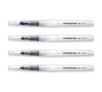 Staedtler - Kit pinceaux réservoir d'eau Design Journey 949 SBK4-C - 4 pinceaux nylon pour aquarelle