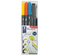 STAEDTLER Pinceaux Aquarelle Faciles - Oiseaux - Ensemble de 5