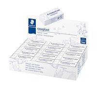 STAEDTLER rasoplast 526 B Gommes - lot de 30, 43 x 19 x 13 mm | Peu de résidus, gommage net - sans phtalates & latex, pour l’école - Art.-Nr. 526 B30