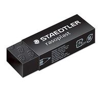 Staedtler Rasoplast Gomme en caoutchouc en plastique noir [Lot de 3]