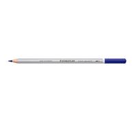 Staedtler Staetler Karat, Crayon aquarellable de qualité professionnelle, forme hexagonale classique, peut être mélangé à l'eau, couleur bleue, Lot de 6 crayons, 125-33