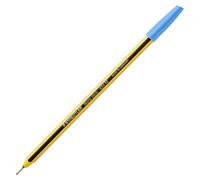 Staedtler Stylo à Bille Noris Stick 434 M Bleu Clair Avec Capuchon Pointe 1 Mm Lot De 10