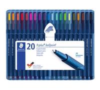 Staedtler Stylo ... Bille Triplus Ball 437 M, 'tui De 4 0,000000 Noir
