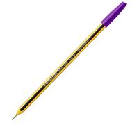 Staedtler Stylos à Bille Noris Stick 434 Violet Pointe Moyenne 1,0mm - Pack de 10