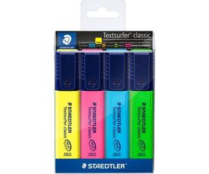Staedtler - Surligneur 364 Textsurfer assorti, 4 pièces