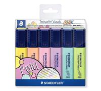 Staedtler Surligneur Textsurfer Classic 364 Pastel & Vintage Assorti 6 Unités