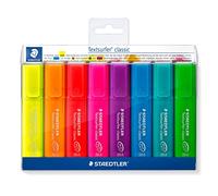 STAEDTLER Textsurfer Classic 364 Surligneurs - 8 couleurs, rechargeable