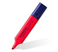 Staedtler Textsurfer Classic, Surligneurs rouge pur de haute qualité, Boîte de 10 surligneurs rouges, 364 C-200 VE