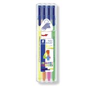 Surligneur 'triplus textsurfer', étui de 4