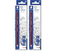 Staedtler Tradition 110 - Crayon Graphite 3H (Lot de 2)