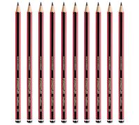 STAEDTLER Tradition Pencil Lot de 10 crayons à papier pour dessin et croquis Grade 3B
