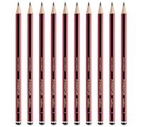 STAEDTLER Tradition Pencil Lot de 10 crayons à papier pour dessin et croquis Grade F