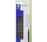 Staedtler triplus 334-3 BK4 Fineliner 4 pièces
