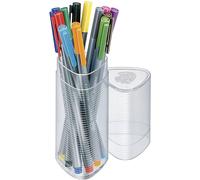 Staedtler triplus 334 334 PR12D Stylo feutre fin bleu, jaune, jaune-vert, gris, vert, bleu clair, magenta, orange, rouge, noir