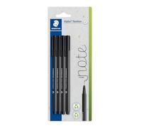 Staedtler triplus 334-9 BK4 Fineliner 4 pièces