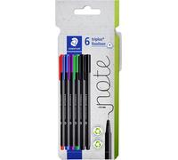 Staedtler triplus 334 C6 Fineliner 6 pièces