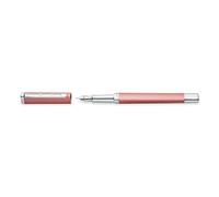 Staedtler Triplus 474, Stylo-plume triangulaire rose de haute qualité, Encre de couleur bleue et pointe de taille moyenne, 474 M20-3